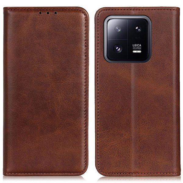 For Xiaomi 13 Pro 5G Strong Magnetic Auto Closing Wallet Mobile Phone Stand Case Shockproof Split Leather Cover For Cheap