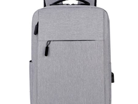 1101 Business Laptop Backpack Oxford Cloth Waterproof Rucksack with USB Charging Port for Travel School Online Sale