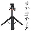 VRIG TP-06 Detachable Tripod Holder Mobile Phone SLR Camera Stand for Outdoor Live Streaming Portable Tripod Stand Support 360-Degree Rotating Online now