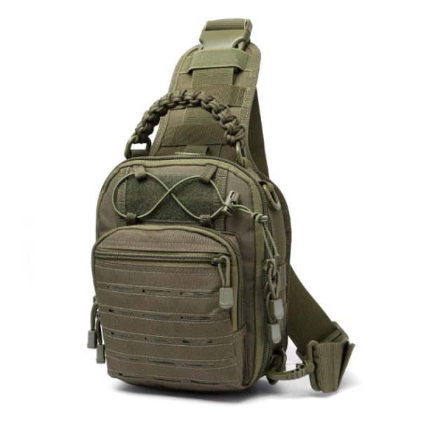 Outdoor Waterproof Camouflage Chest Sling Bag 600D Oxford Cloth Bag for Camping Hiking Travel Online now