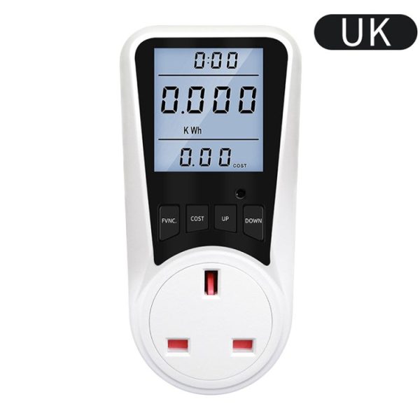 Digital Wattmeter Power Energy Consumption Meter Multifunction LCD Display Voltage Current Electric Meter with Backlit Supply