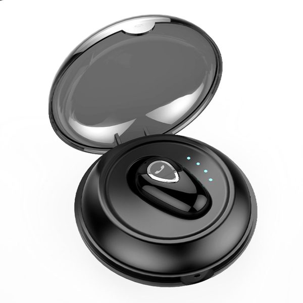 YX01 Single Ear Bluetooth Headset Wireless Mini Earphone Sports Running with Charging Case and Charging Cable Online now