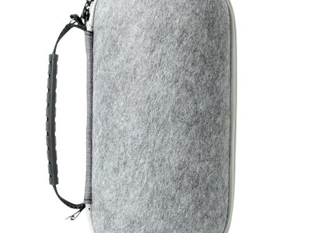 Felt Storage Bag for JBL Pulse 5 Bluetooth Speaker, Shockproof Zipper Carrying Case with Shoulder Strap and Carabiner Online Hot Sale