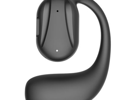 YJ77 Business Single Ear Wireless Bluetooth Earhook Headset Air Conduction Hands-free Call Music Earphone Online now