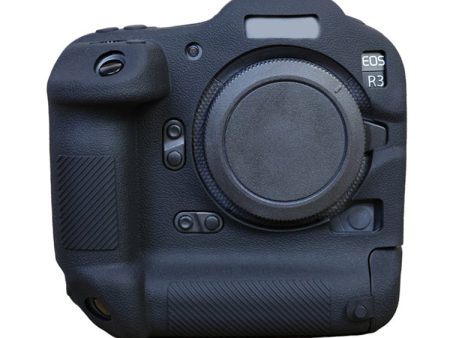 Drop Protection Flexible Silicone Protective Case for Canon EOS R3  Camera, Anti-scratch Anti-drop Cover Fashion