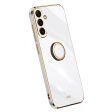 XINLI For Samsung Galaxy A54 5G Drop-proof Protective Phone Cover Electroplating Slim Mobile Phone Case Kickstand Sale