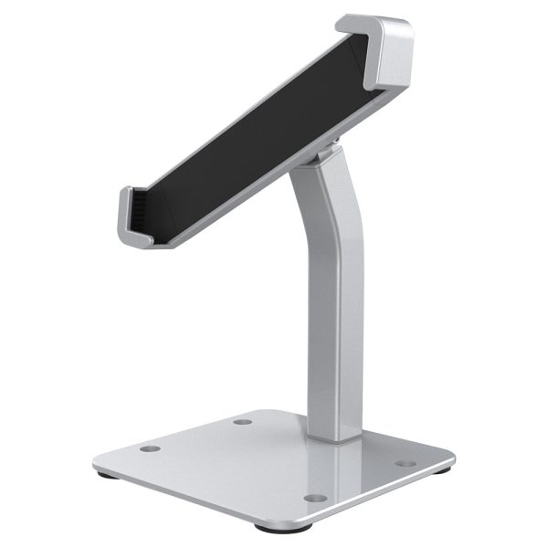 C86+H84A Aluminum Alloy Desktop 7-11inch Tablet Holder Bracket Anti-theft Tablet Display Stand with Security Lock and Key Online Sale