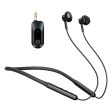 MP018 2.4G Wireless Neckband In-ear Earphone Singing Recording Monitoring Noise-cancelling HiFi Sound Headset Supply