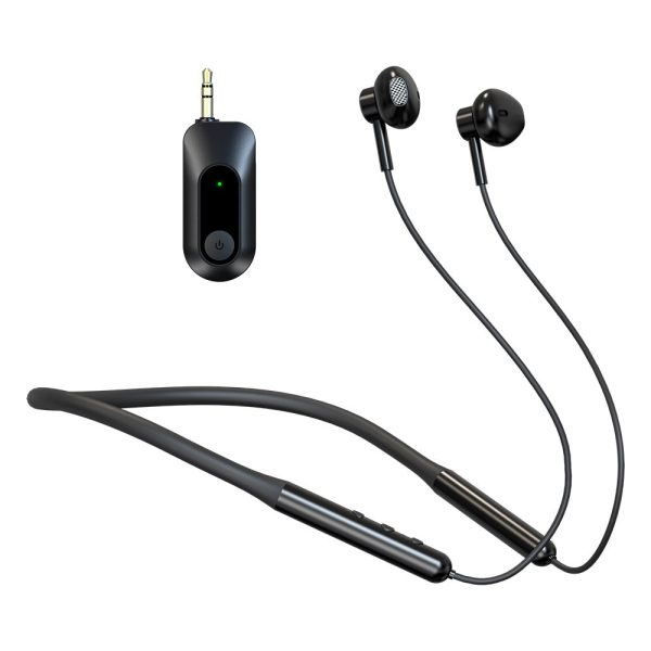 MP018 2.4G Wireless Neckband In-ear Earphone Singing Recording Monitoring Noise-cancelling HiFi Sound Headset Supply