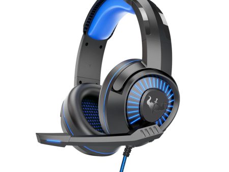 OVLENG GT66 RGB Gaming Headset Head-mounted Headphones with Noise-canceling Microphone, USB+3.5mm Plug For Discount