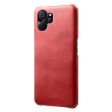 For Realme 9i 5G   10 5G Phone Cover Calf Textured PU Leather Coated PC Shockproof Mobile Phone Case Online now